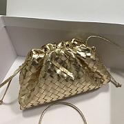 Bottega Veneta Gold Pouch Bag - 23x13x8cm - 2