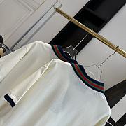 Gucci embroidered two-color polo shirts  - 3