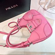 Prada Moon Pink padded nappa-leather bag A657530- 22.5x16x7.5cm - 4