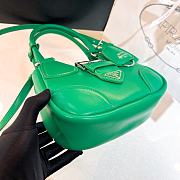 Prada Moon Green padded nappa-leather bag A657523- 22.5x16x7.5cm - 2