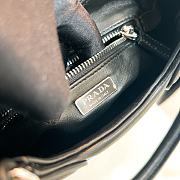 Prada Moon Black padded nappa-leather bag A585436- 22.5x16x7.5cm - 4