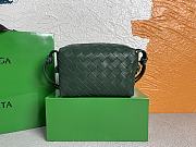 Nappa Intrecciato Small Loop Camera Bag Raintree Dark Green - 17x12x8cm - 1