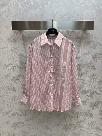 Dior Pink Oblique Shirt V100452