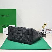 Bottega Veneta Bowling Cassette Black Leather - 28x21x16cm - 4