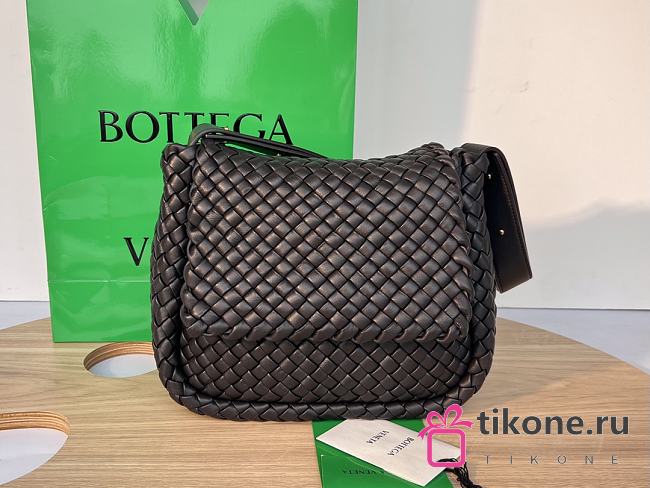 BV Black Cobble Shoulder Bag A569323 - 26x21x9cm - 1