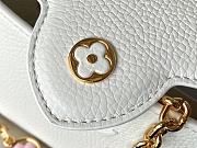 LV Capucines White Taurillon leather - 21x14x8cm - 3