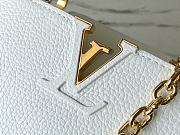 LV Capucines White Taurillon leather - 21x14x8cm - 2