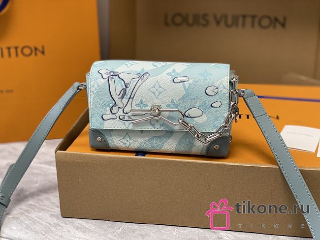 Louis Vuitton Steamer Monogram Aquagarden Handbag - 18x11x6.5cm - 1