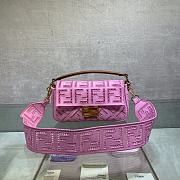 Fendi Baguette Pink A662205 - 26×13x6cm - 1