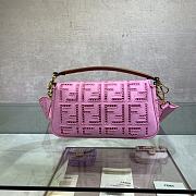 Fendi Baguette Pink A662205 - 26×13x6cm - 4