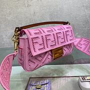 Fendi Baguette Pink A662205 - 26×13x6cm - 3