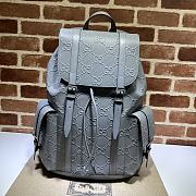 Gucci Men's Backpack In Grey Pattern - 34x41x12cm - 1