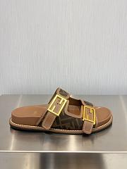 Fendi FF Baguette Zp Unisex Sandals - 4