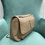 YSL Beige Medium Niki Shoulder Bag A495733 - 32x14x23cm - 5