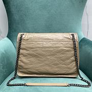 YSL Beige Medium Niki Shoulder Bag A495733 - 32x14x23cm - 2