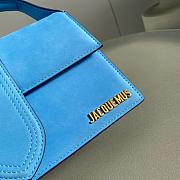 Jacquemus Blue Suede Le Bambino - 24x13x7cm - 2