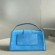 Jacquemus Blue Suede Le Bambino - 24x13x7cm - 3