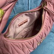 Miumiu Small Pink Wander Matelassé Shoulder Bag - 23x13x7cm - 5