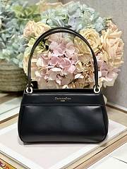 Dior Small Key Bag Black Box Calfskin - 22x12.5x12cm - 2