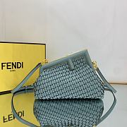 Fendi FF First Small In Mint Green - 26x9x18cm - 1