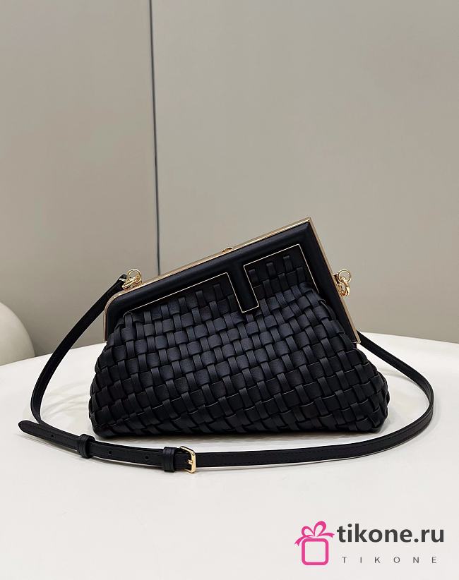 Fendi FF First Small In Black - 24x9x18cm - 1