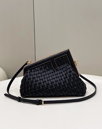 Fendi FF First Small In Black - 24x9x18cm