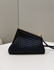 Fendi FF First Small In Black - 24x9x18cm - 4