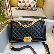 Chanel 25 Leboy Lamskin Shiny Gold Hardware - 1