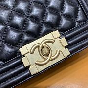Chanel 20 Leboy Lamskin Shiny Gold Hardware  - 4