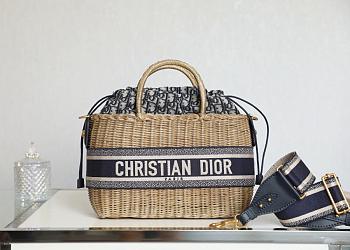 Dior Wicker A320303 - 28x21x12cm