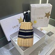 Dior Lady Wicker A456265 Size 24cm - 5