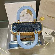 Dior Blue Lady Wicker A456256 Size 24cm - 3