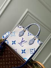 Louis Vuitton Onthego PM Blue Giant Monogram A675496- 25x19x11.5cm - 3