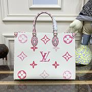 Louis Vuitton Onthego MM Pink Giant Monogram A674292- 35x27x14cm - 1