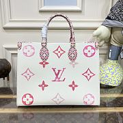 Louis Vuitton Onthego MM Pink Giant Monogram A674292- 35x27x14cm - 4