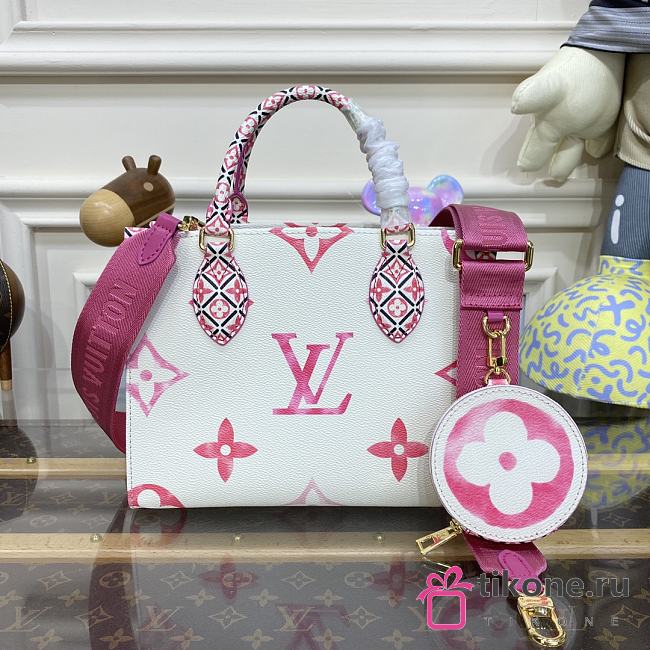 Louis Vuitton Onthego PM Pink Giant Monogram A674289- 25x19x11.5cm - 1