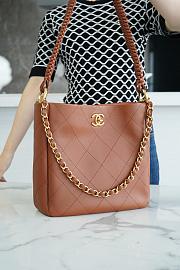 Chanel 23A Hobo Hippie Bag Caramel Color - 26x25x7.5cm - 3