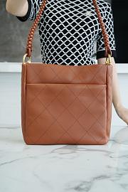 Chanel 23A Hobo Hippie Bag Caramel Color - 26x25x7.5cm - 2