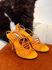 Bottega Veneta Orange Dot Sandals - 1