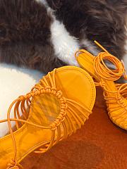 Bottega Veneta Orange Dot Sandals - 5