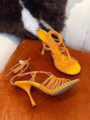 Bottega Veneta Orange Dot Sandals - 3