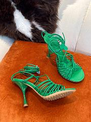 Bottega Veneta Green Dot Sandals - 5