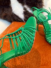 Bottega Veneta Green Dot Sandals - 3