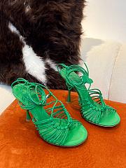 Bottega Veneta Green Dot Sandals - 2