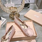 Miumiu Ballerinas Pink Flats Shoes - 2