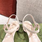 Gucci Sandals With Horsbit In White - 2