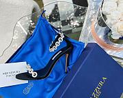 Aquazzur Diamond Chain High Heels - 5