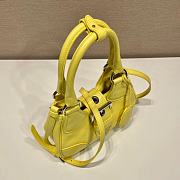 Prada Yellow Moon Padded Nappa-leather Bag - 22.5x16x7.5cm - 5