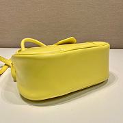 Prada Yellow Moon Padded Nappa-leather Bag - 22.5x16x7.5cm - 4