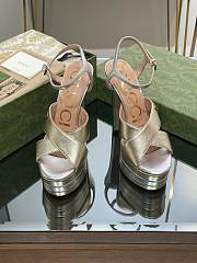 Gucci 2023 Silver High Heel Sandals V122221 - 1